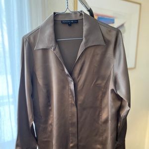 Lafayette 148 New York Silk Blouse 6/8